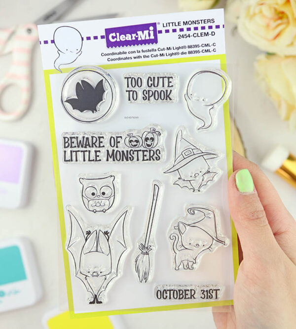 Set de sellos Little monsters de ClearMi