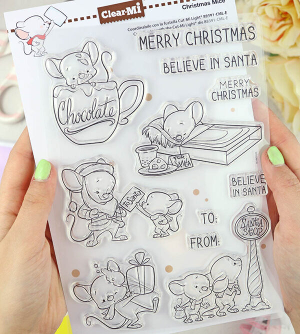 Set de sellos Christmas Mice de ClearMi