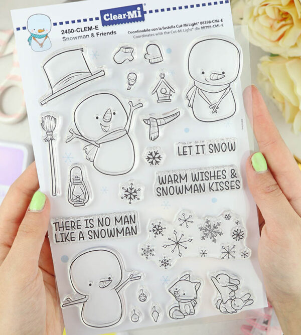 Set de sellos Snowman and friends de ClearMi