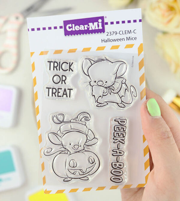 Set de sellos Halloween mice de ClearMi