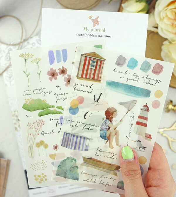 Transferibles Wild Life de My Journal de Lora Bailora con Mrs. Maple