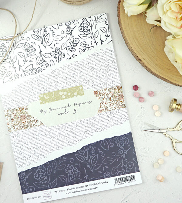 Bloc A4 My Journal de Lora Bailora con Mrs. Maple