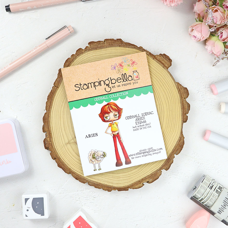 Sello Zodiac Aries de Stamping Bella - Imagen 3