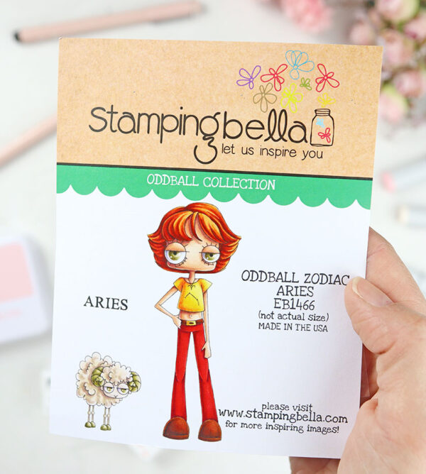 Sello Zodiac Aries de Stamping Bella