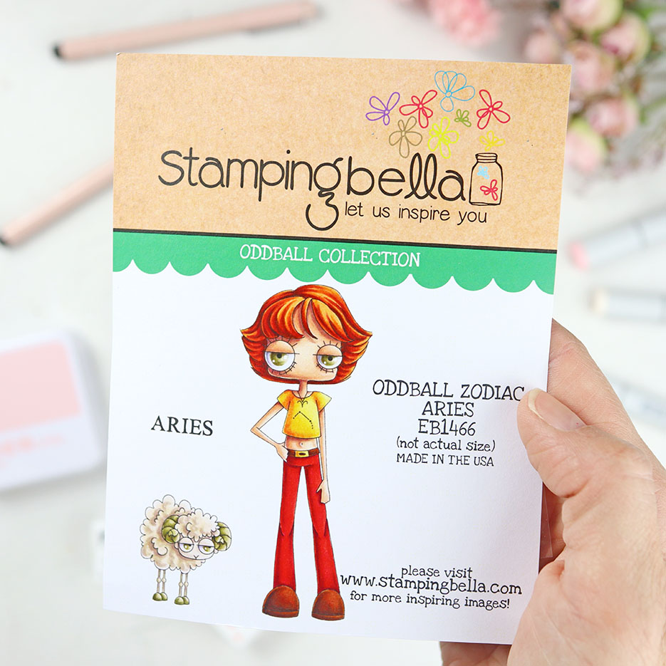 Sello Zodiac Aries de Stamping Bella