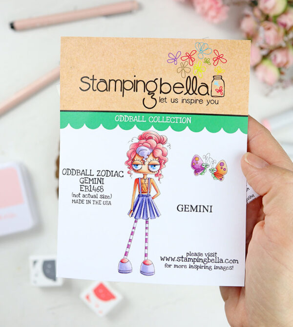 Sello Zodiac Gemini de Stamping Bella