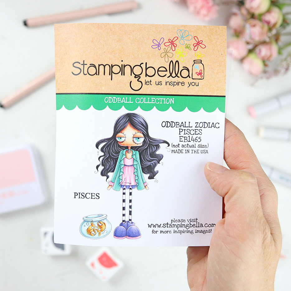 Sello Zodiac Pisces de Stamping Bella