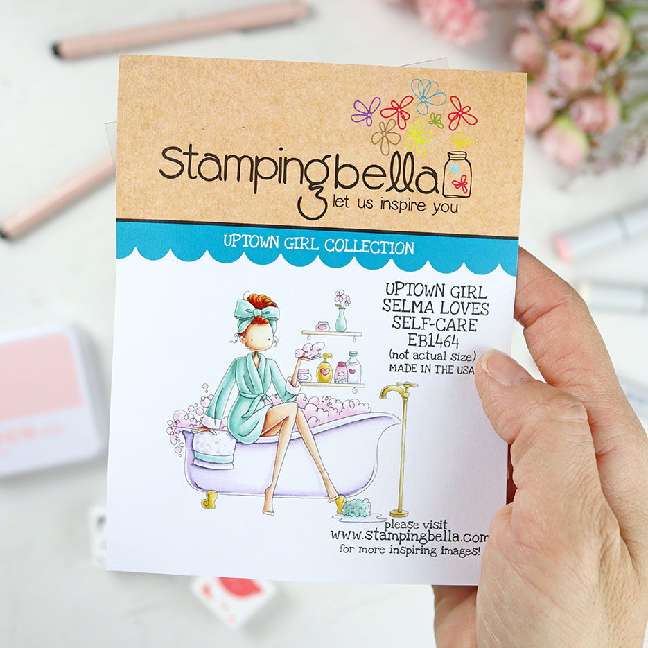 Sello Selma Loves Self-Care de Stamping Bella
