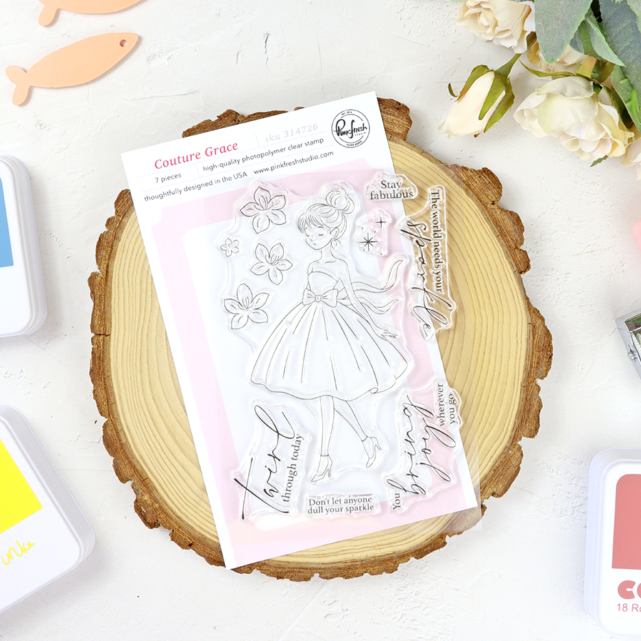 Set de sellos Couture Grace de Pinkfresh