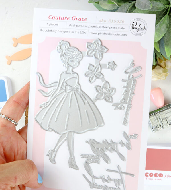 Set de placas Couture grace de Pinkfresh