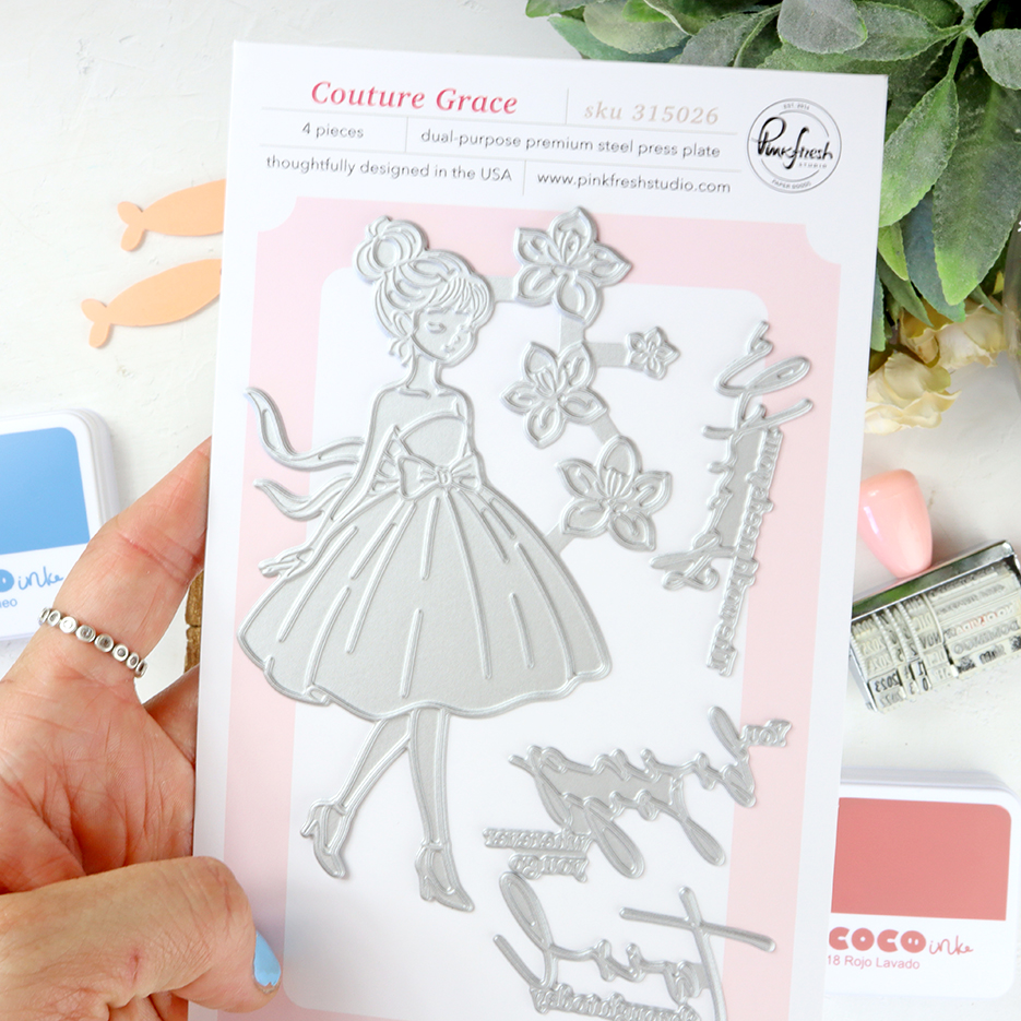 Set de placas Couture grace de Pinkfresh