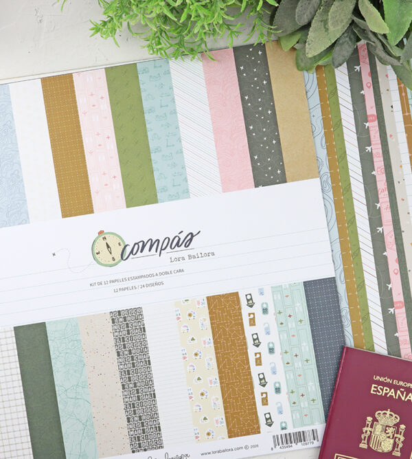 Kit 12" doble cara Compás de Lora Bailora