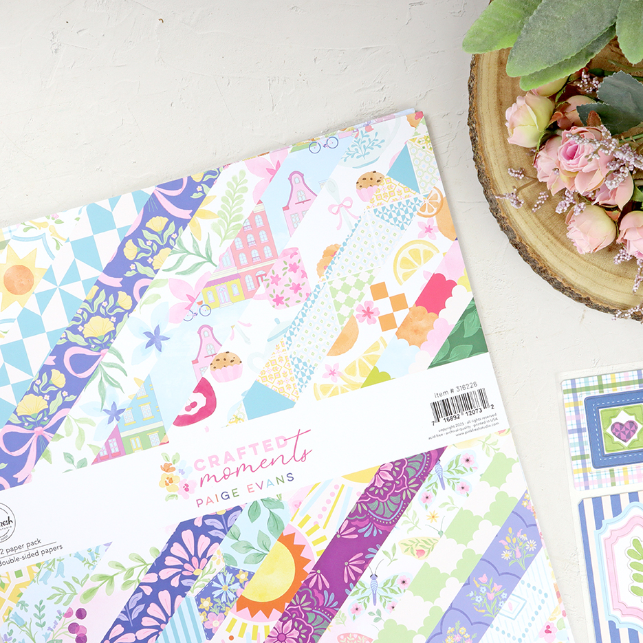 Kit 12" Crafted Moments de Pinkfresh