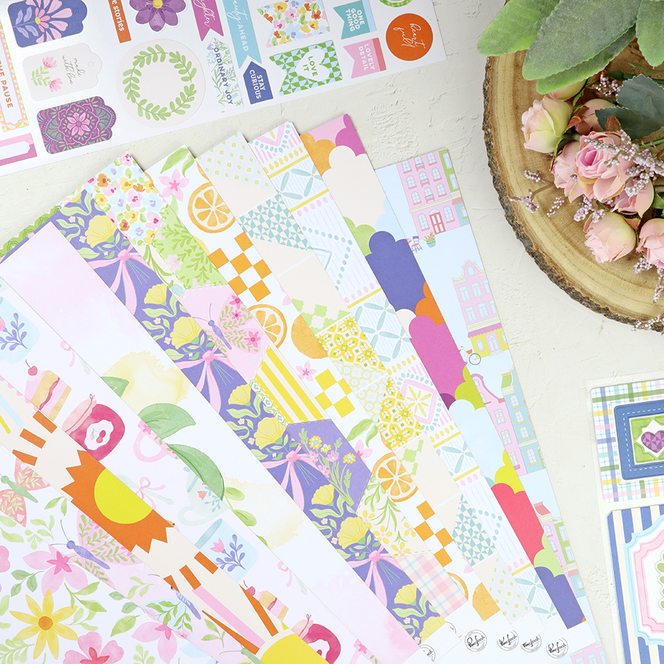 Kit 12" Crafted Moments de Pinkfresh - Imagen 3