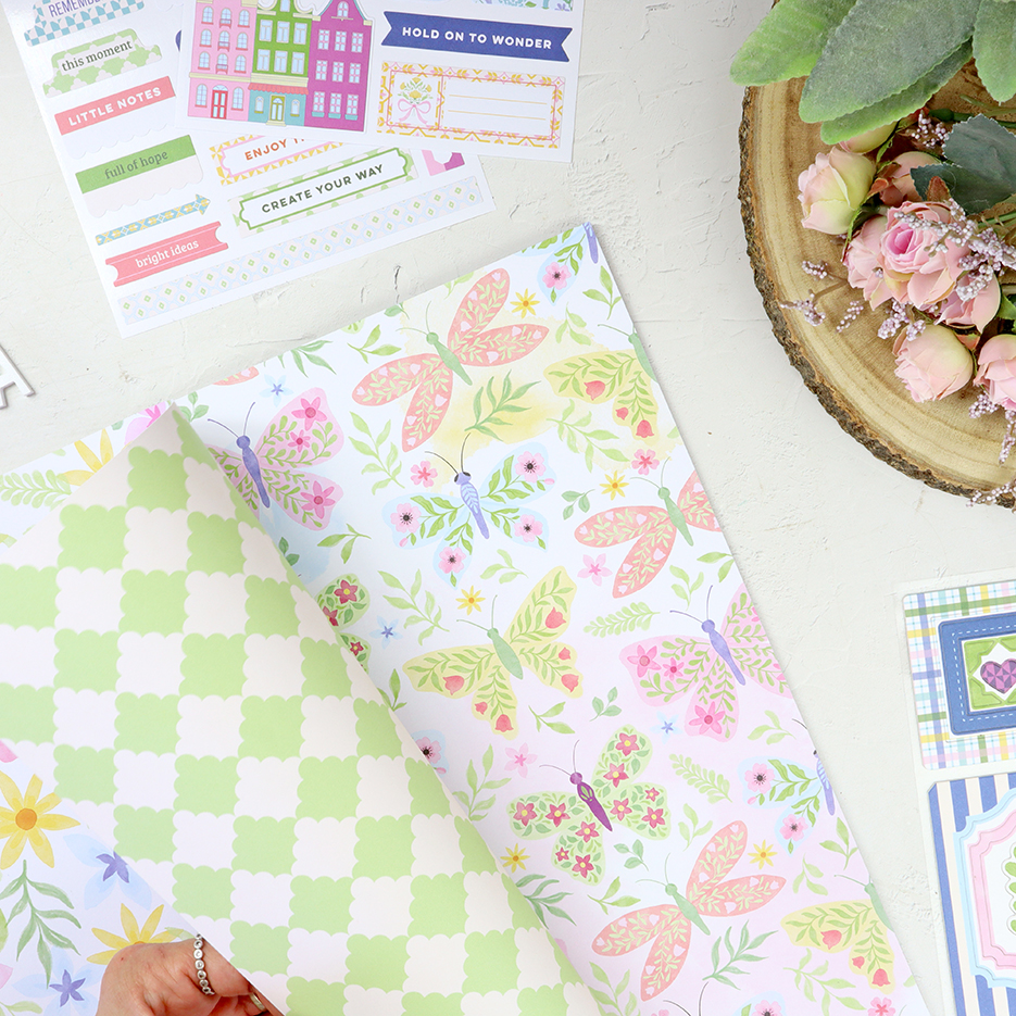 Kit 12" Crafted Moments de Pinkfresh - Imagen 6