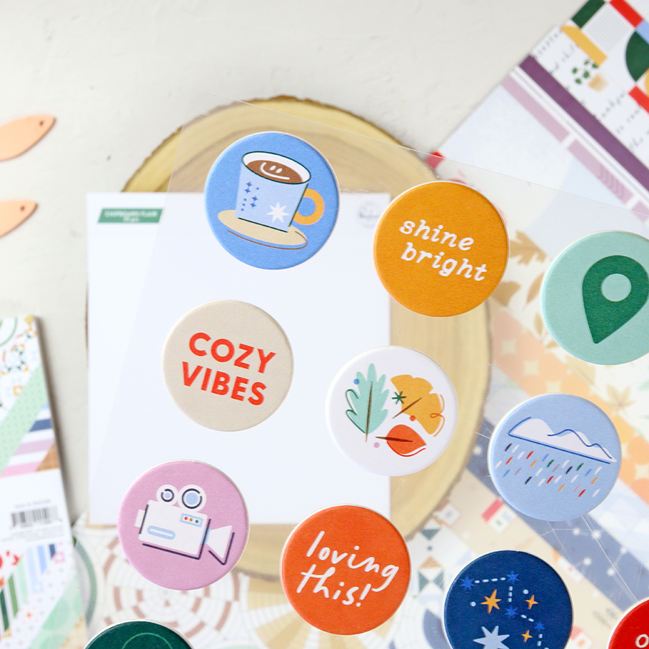 Chipboard Flair Ordinary Joys de Pinkfresh - Imagen 2