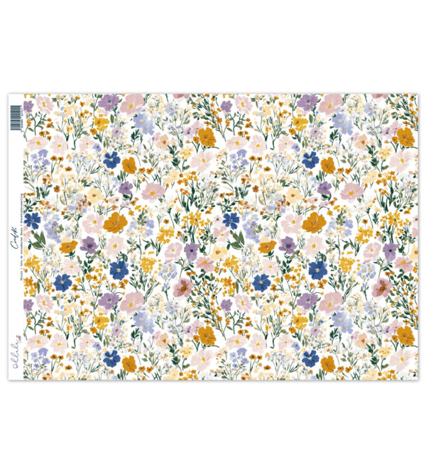 Tela de encuadernar Fleurs de Cocoloko