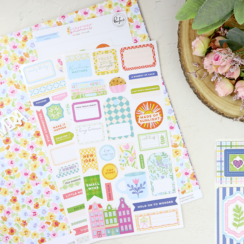 Pegatinas Crafted Moments de Pinkfresh - Imagen 2