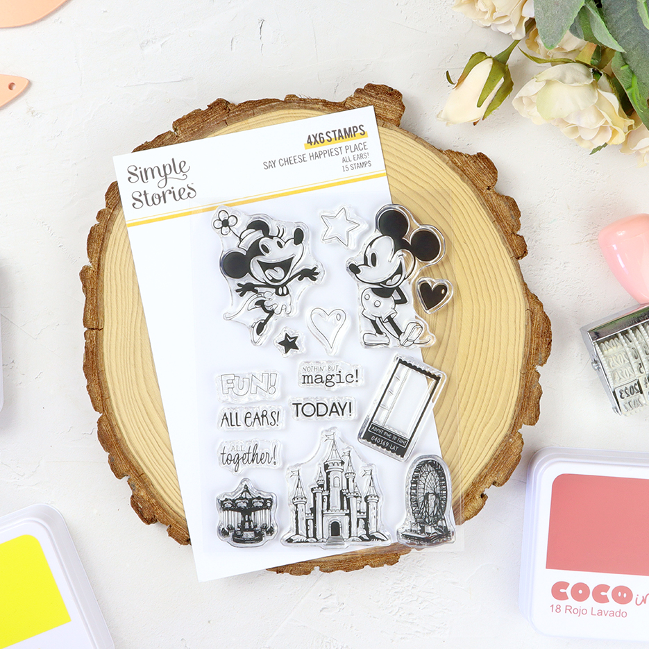Set de sellos Classic Mouse Happiest Place de Simple Stories - Imagen 5