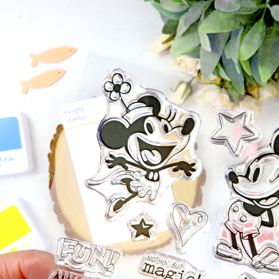Set de sellos Classic Mouse Happiest Place de Simple Stories - Imagen 3