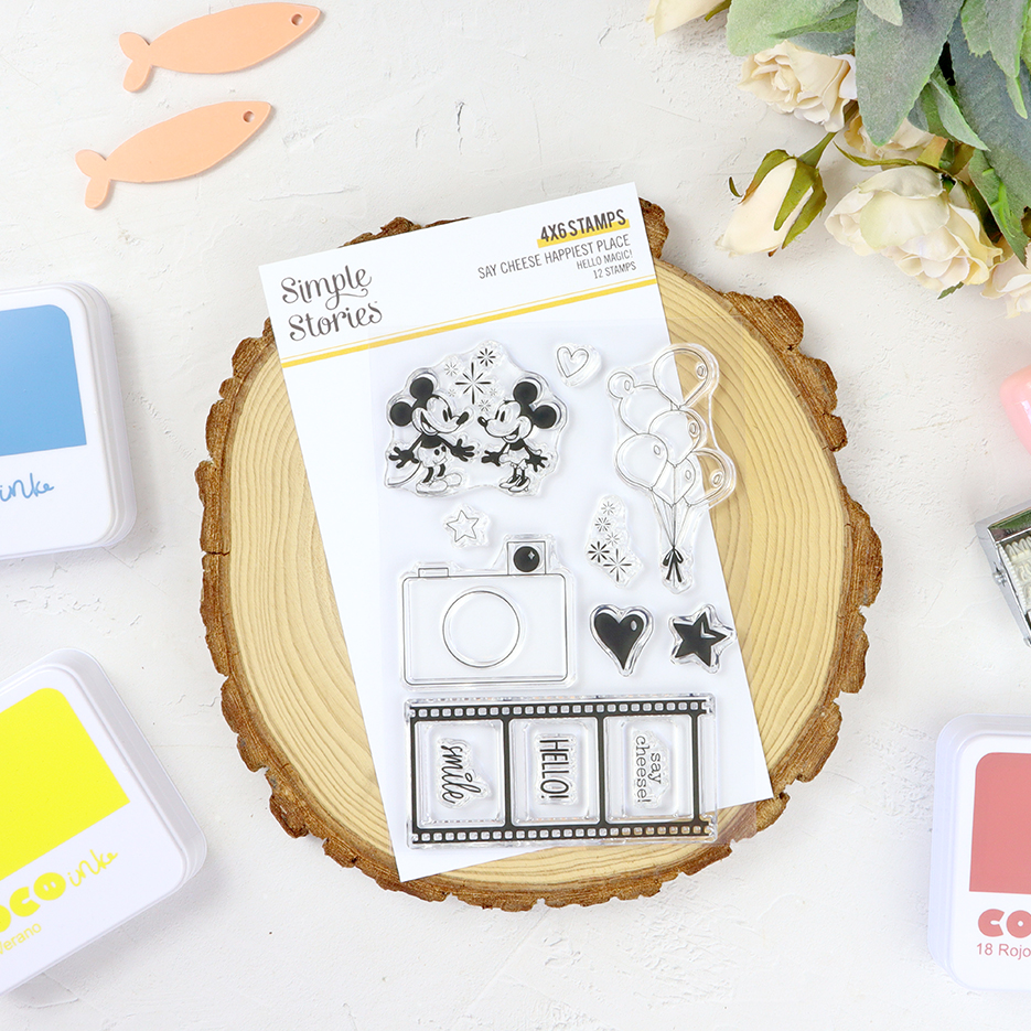 Set de sellos Classic Mouse Hello Magic de Simple Stories - Imagen 4