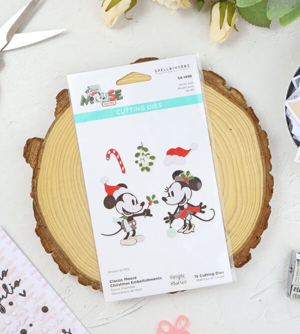 Set de troqueles Classic Mouse Christmas Embellishments de Spellbinders
