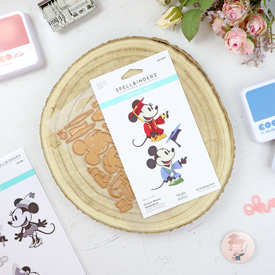 Set de troqueles Classic Mouse Graduation de Spellbinders - Imagen 2
