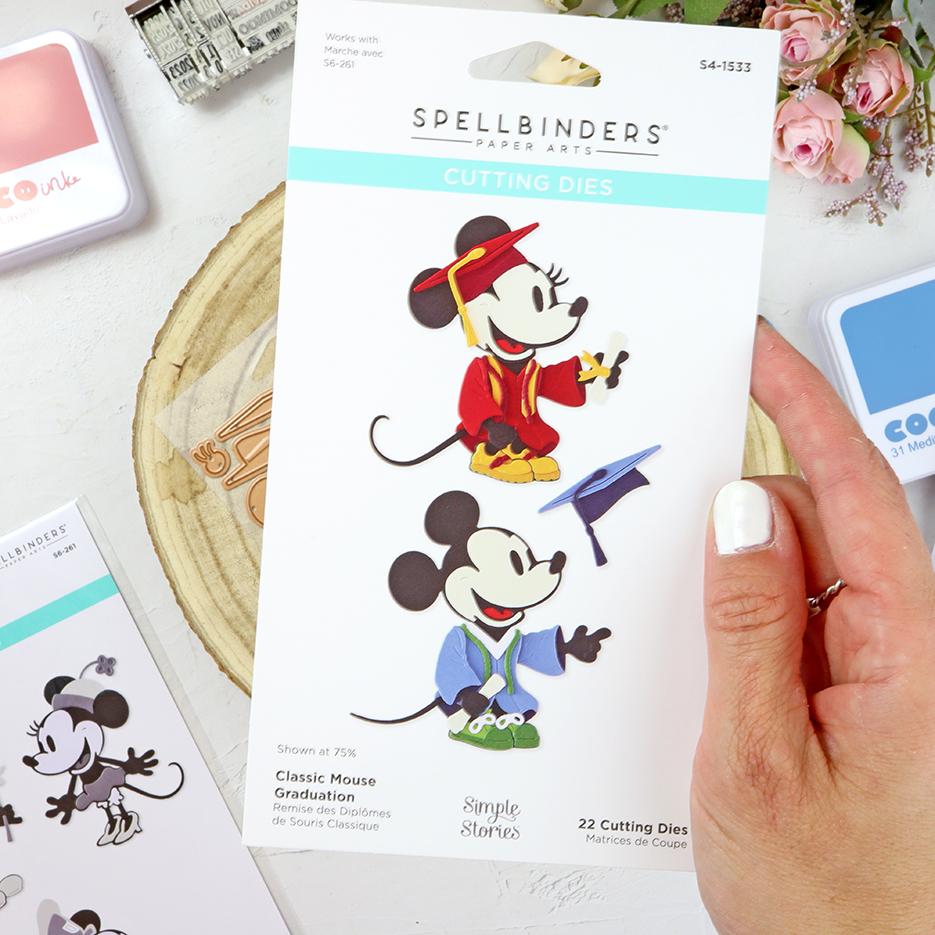 Set de troqueles Classic Mouse Graduation de Spellbinders