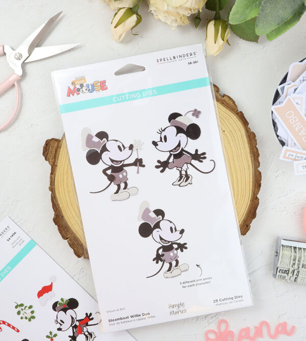 Set de troqueles Steamboat Willie Duo de Spellbinders
