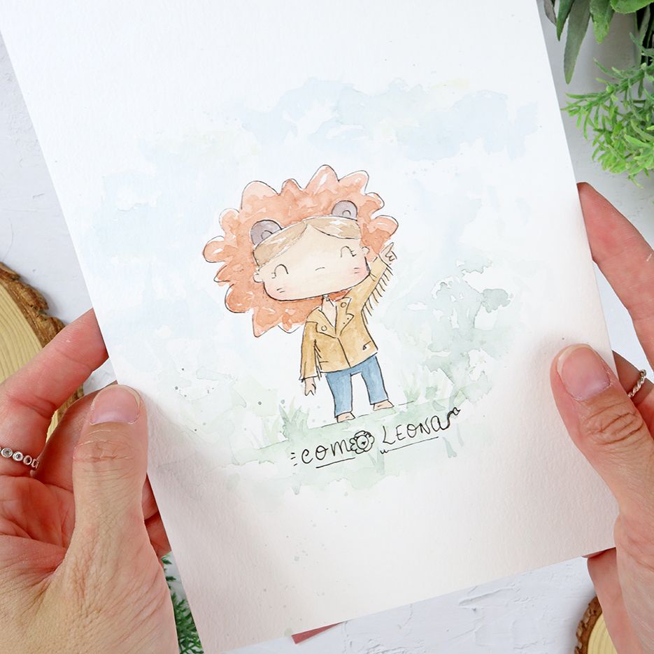 Como leona. Inspiración de coloreo con Alúa Cid
