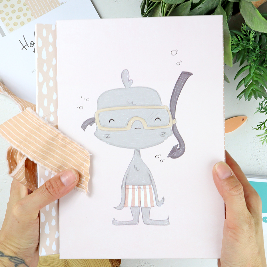 Álbum de scrapbooking Al fin vacaciones! de Alúa Cid