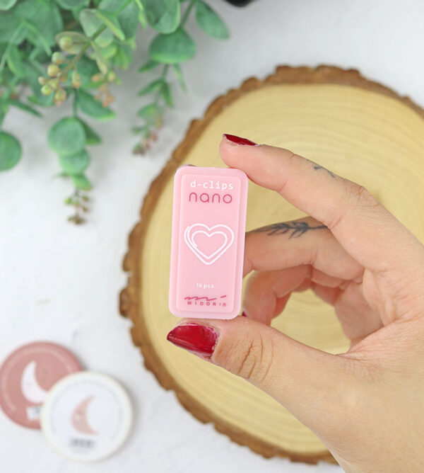 Clips Nano Corazón de Midori