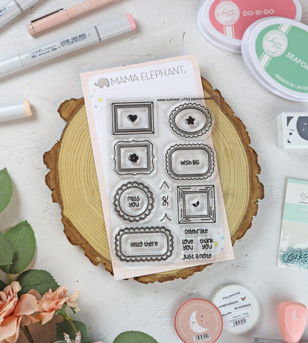 Set de sellos Little Agenda Frames de Mama Elephant