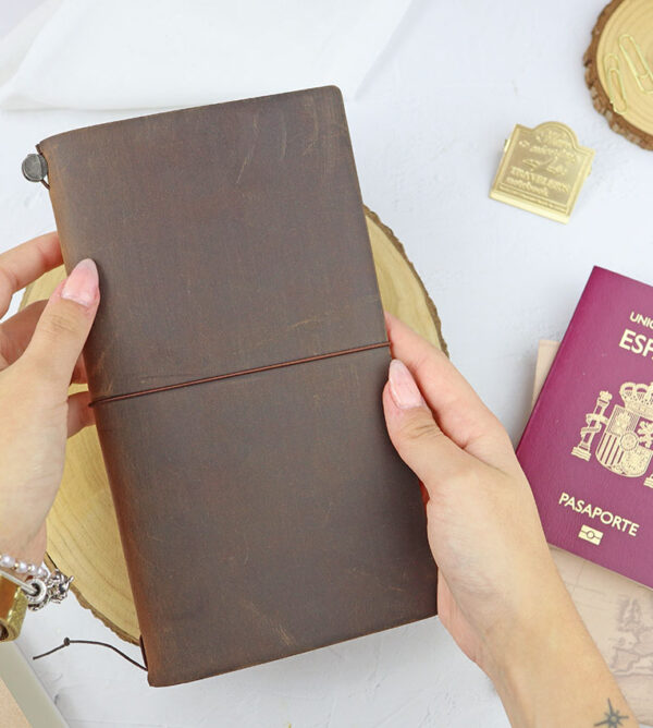 Set Traveler's Notebook Regular Marrón