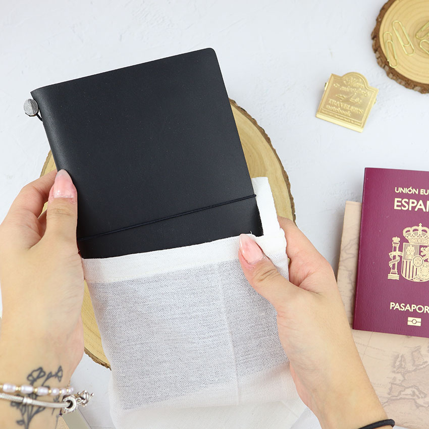 Set Traveler's Notebook Regular Negro - Imagen 4