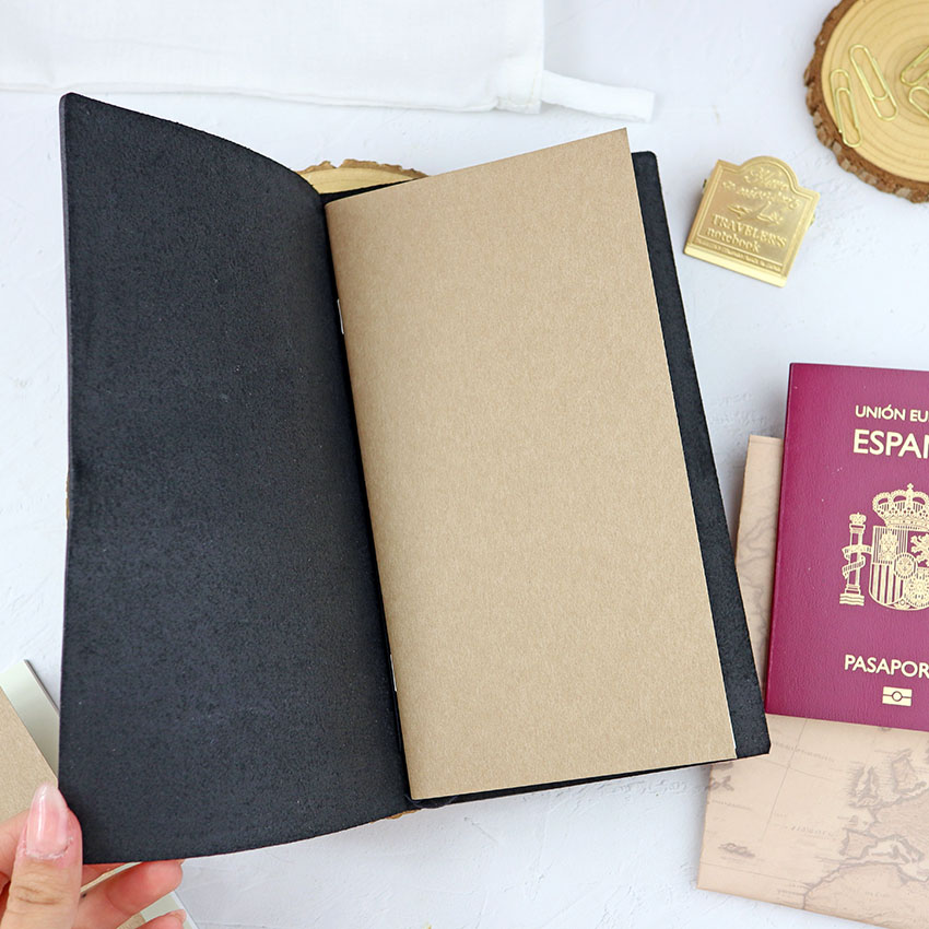 Set Traveler's Notebook Regular Negro - Imagen 8