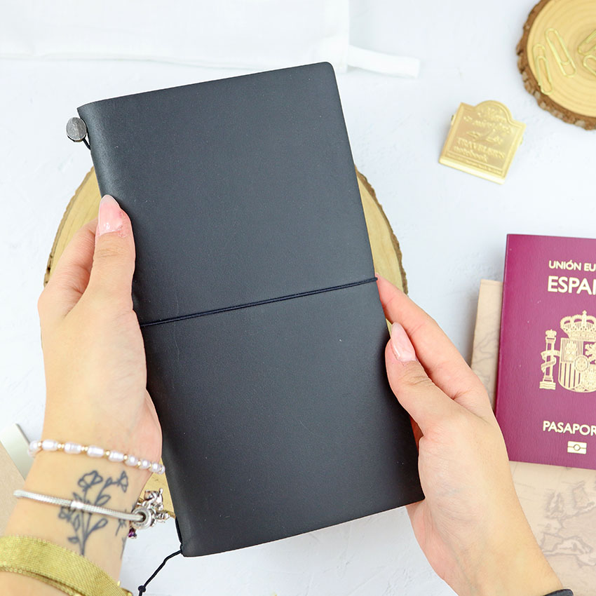 Set Traveler's Notebook Regular Negro