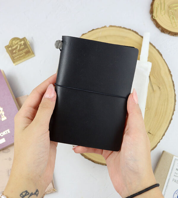 Set Traveler's Notebook Pasaporte Negro