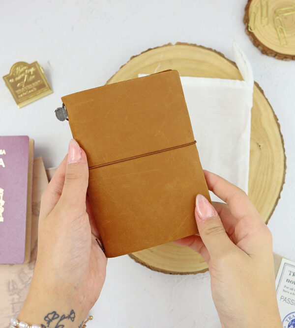 Set Traveler's Notebook Pasaporte Camel