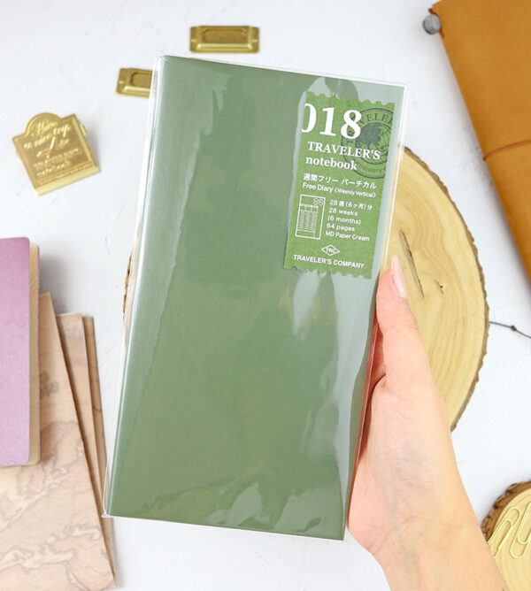 Planificador Semanal Vertical 018 para Traveler's Notebook