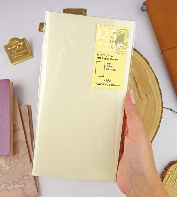 Cuaderno Crema 025 para Traveler's Notebook