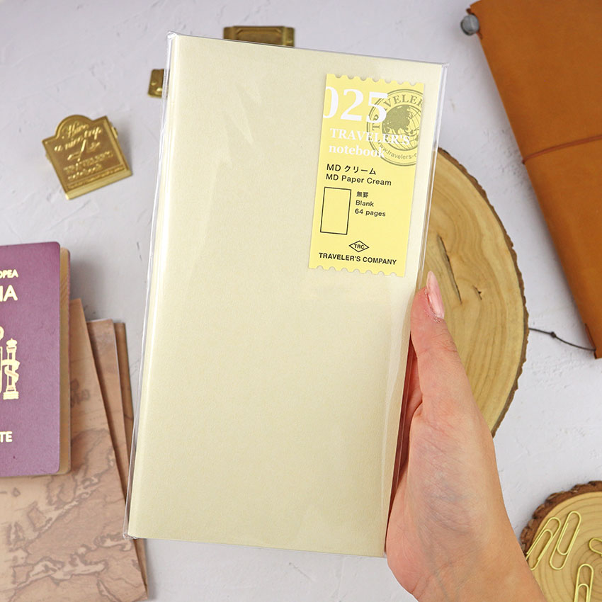 Cuaderno Crema 025 para Traveler's Notebook
