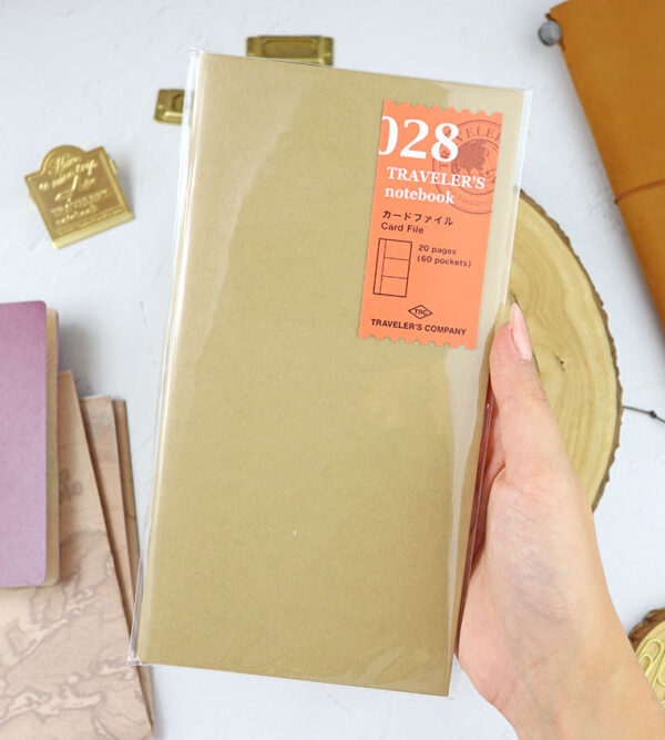 Archivador para tarjetas 028 para Traveler's Notebook