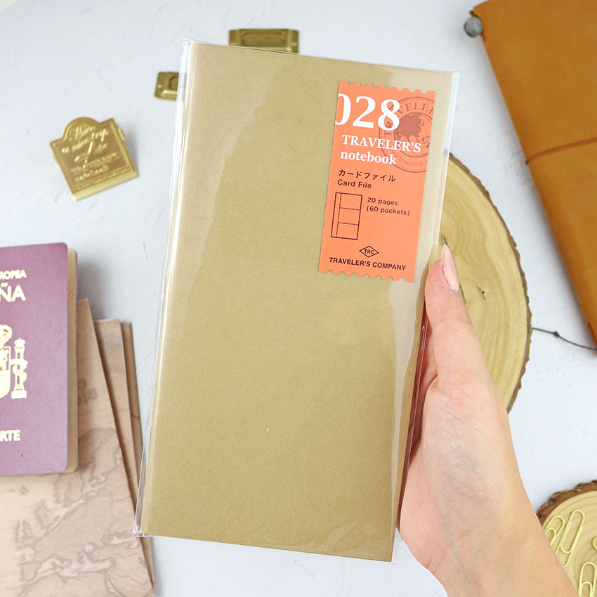 Archivador para tarjetas 028 para Traveler's Notebook