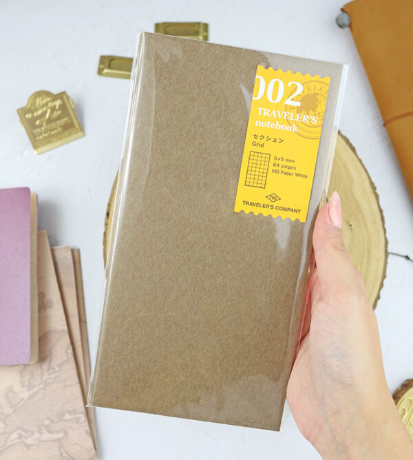 Cuaderno Cuadros 002 para Traveler's Notebook