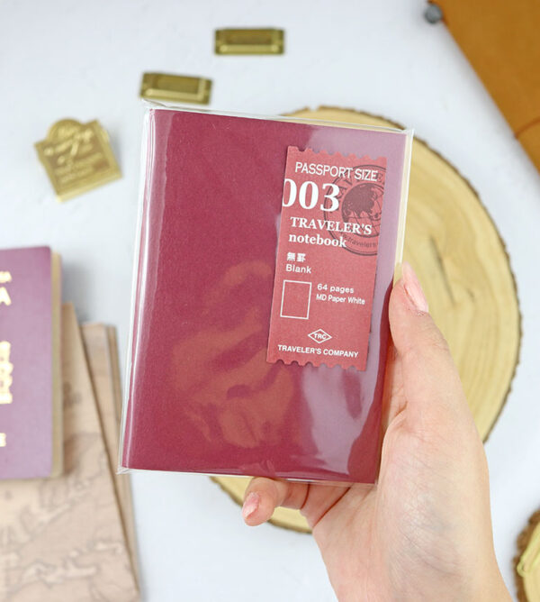 Cuaderno Liso 003 para Traveler's Notebook Pasaporte