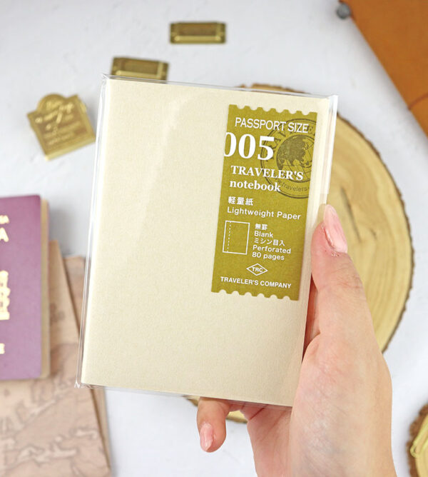 Cuaderno de Papel Fino 005 para Traveler's Notebook Pasaporte