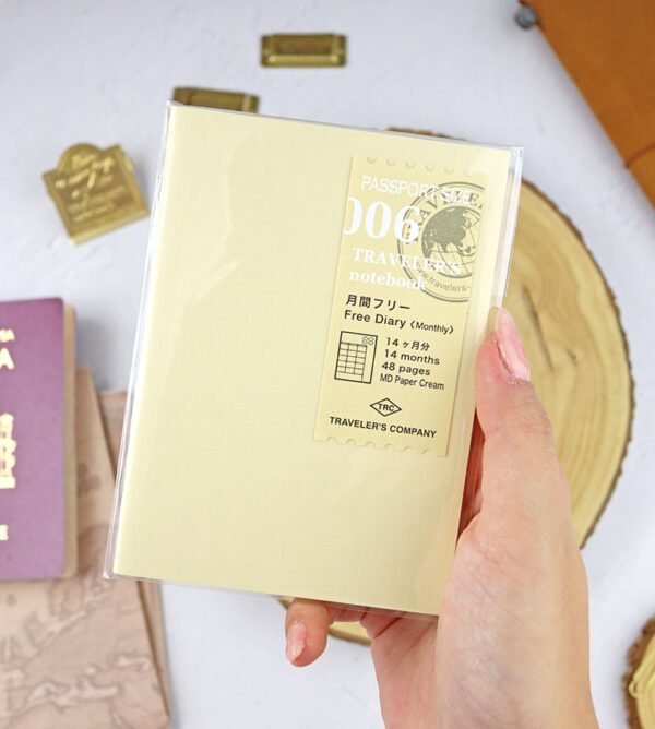Planificador Mensual 006 para Traveler's Notebook Pasaporte