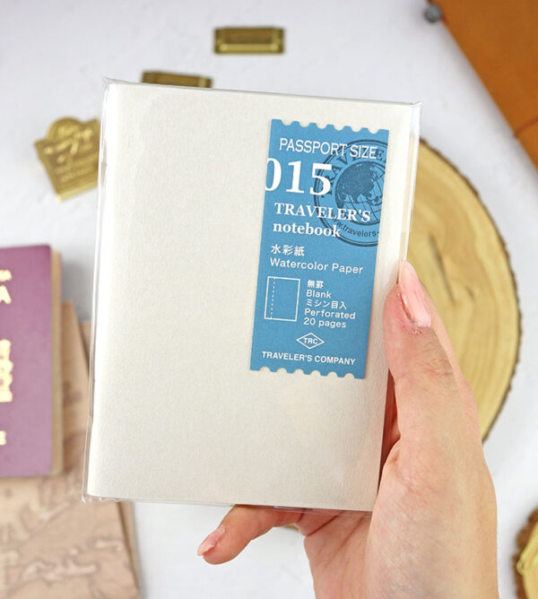 Cuaderno para Acuarela 015 para Traveler's Notebook Pasaporte