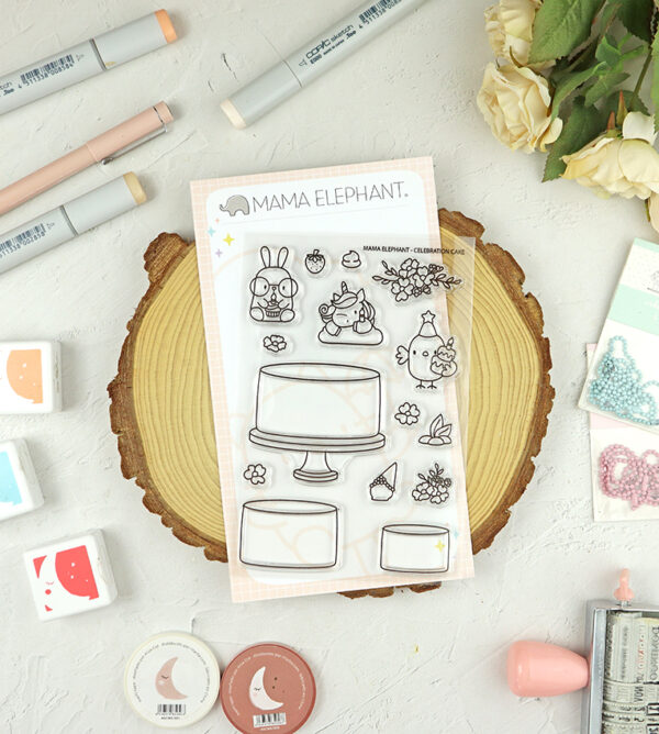 Set de sellos Celebration Cake de Mama Elephant